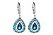 C217-31341: EARR 3.15 TW BLUE TOPAZ 3.32 TGW