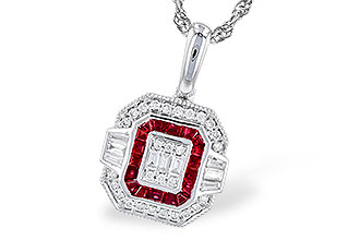 C300-91287: NECK .29 TW RUBY .48 TGW