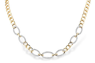 C300-93132: NECKLACE 1.12 TW (17")(INCLUDES BAR LINKS)