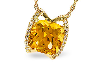 C300-95905: NECKLACE 3.74 CITRINE 3.85 TGW (10MM CIT)