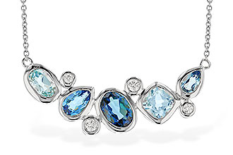 C300-96741: NECK 2.57 BLUE TOPAZ TW 2.72 TGW (18")