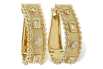 C300-97687: EARRINGS .09 BAG .18 TW