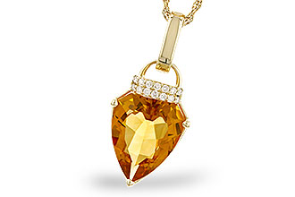 C300-97714: NECKLACE 3.12 CITRINE 3.18 TGW (12x10MM CIT)