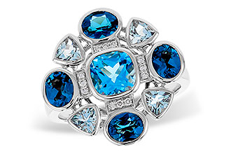 C301-84923: LDS RG 3.19 TW BLUE TOPAZ 3.25 TGW