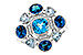 C301-84923: LDS RG 3.19 TW BLUE TOPAZ 3.25 TGW