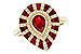 C301-85896: LDS RG 2.05 TW RUBY 2.29 TGW (7x5MM PS)