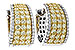 C301-86805: EARRINGS 1.52 YELLOW DIAS 1.96 TW