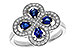 C301-87687: LDS RG .68 TW SAPPHIRE .96 TGW