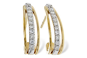 C301-89459: EARRINGS .40 TW