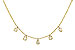C301-89514: NECKLACE .50 TW FANCY CUT DIAS (18")