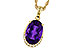 C301-90368: NECKLACE 2.70 AMETHYST 2.76 TGW (12x8MM OV)