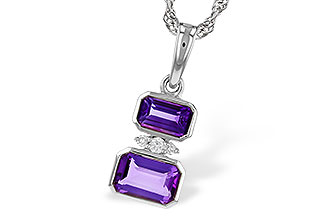 C301-90396: NECK .72 TW AMETHYST .75 TGW