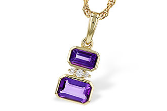 C301-90396: NECK .72 TW AMETHYST .75 TGW