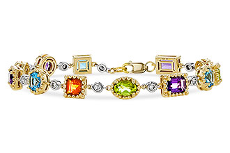 C301-90405: BRACELET 4.63 SEMI-PREC (AMY,BT,CIT,PER) 5.05 TGW