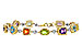 C301-90405: BRACELET 4.63 SEMI-PREC (AMY,BT,CIT,PER) 5.05 TGW