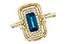 C302-73132: LDS RG .84 LONDON BLUE TOPAZ .96 TGW (8x4MM LBT)