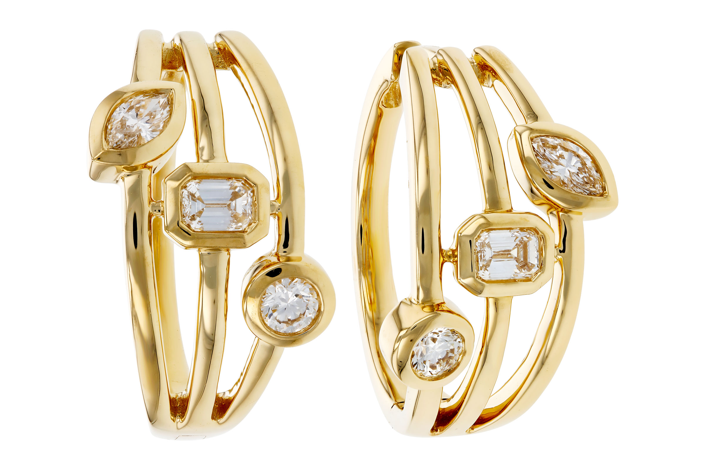 C302-74059: EARRINGS .45 TW (BR/EC/MQ)