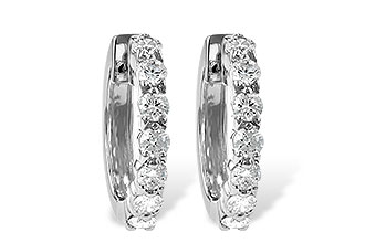 D212-75841: EARRINGS 1.00 CT TW