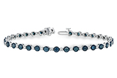 D215-54005: BRACELET 2.35 BLUE DIA 3.17 TW