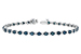 D215-54005: BRACELET 2.35 BLUE DIA 3.17 TW