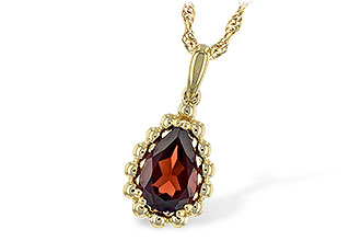 D216-40441: NECKLACE 1.38 CT GARNET