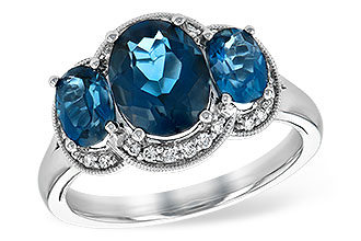 D216-43114: LDS RG 4.20 BLUE TOPAZ 4.33 TGW