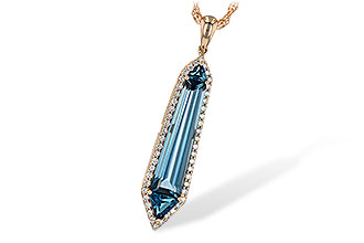 D217-27696: NECK 3.47 LONDON BLUE TOPAZ 3.70 TGW