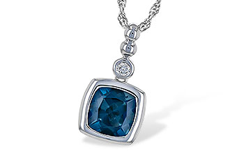 D217-30377: NECK 1.50 LONDON BLUE TOPAZ 1.54 TGW