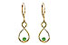 D300-00368: EARR .32 GREEN GARNET .40 TGW