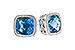 D300-01277: EARR 2.20 TW BLUE TOPAZ