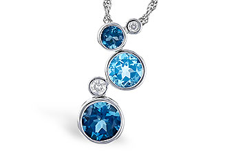 D300-06805: NECK 2.30 BLUE TOPAZ 2.40 TGW