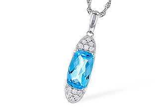 D300-91305: NECK 2.02 BLUE TOPAZ 2.12 TGW