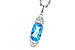 D300-91305: NECK 2.02 BLUE TOPAZ 2.12 TGW