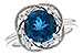 D300-94077: LDS RG 2.90 LONDON BLUE TOPAZ 3.05 TGW (9MM LBT)