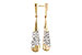 D300-95850: EARRINGS .20 TW BAGUETTE DIAS