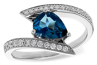 D301-83123: LDS RG 1.04 LONDON BLUE TOPAZ 1.28 TGW (8x6MM)