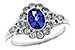 D301-83150: LDS RG .80 TANZANITE 1.20 TGW (7x5MM OV)