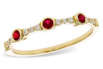 D301-84959: LDS WED RG .15 RUBY .24 TGW