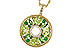 D301-85859: NECKLACE 1.47 SEMI-PREC (PER & GR.GT) 1.52 TGW