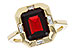 D301-85877: LDS RG 3.65 GARNET 3.82 TGW (10x8MM GAR)