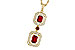 D301-85905: NECK 1.22 TW RUBY 1.43 TGW