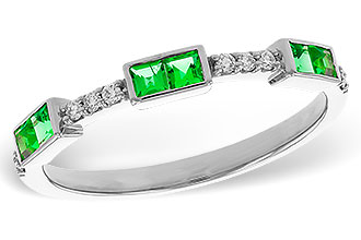 D301-86796: LDS WED RG .23 TW EMERALD .30 TGW