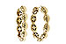 D301-87723: GOLD EARRINGS (18MM)