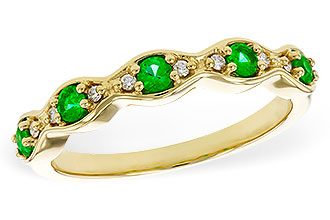 D301-90377: LDS WED RG .21 TW EMERALD .27 TGW