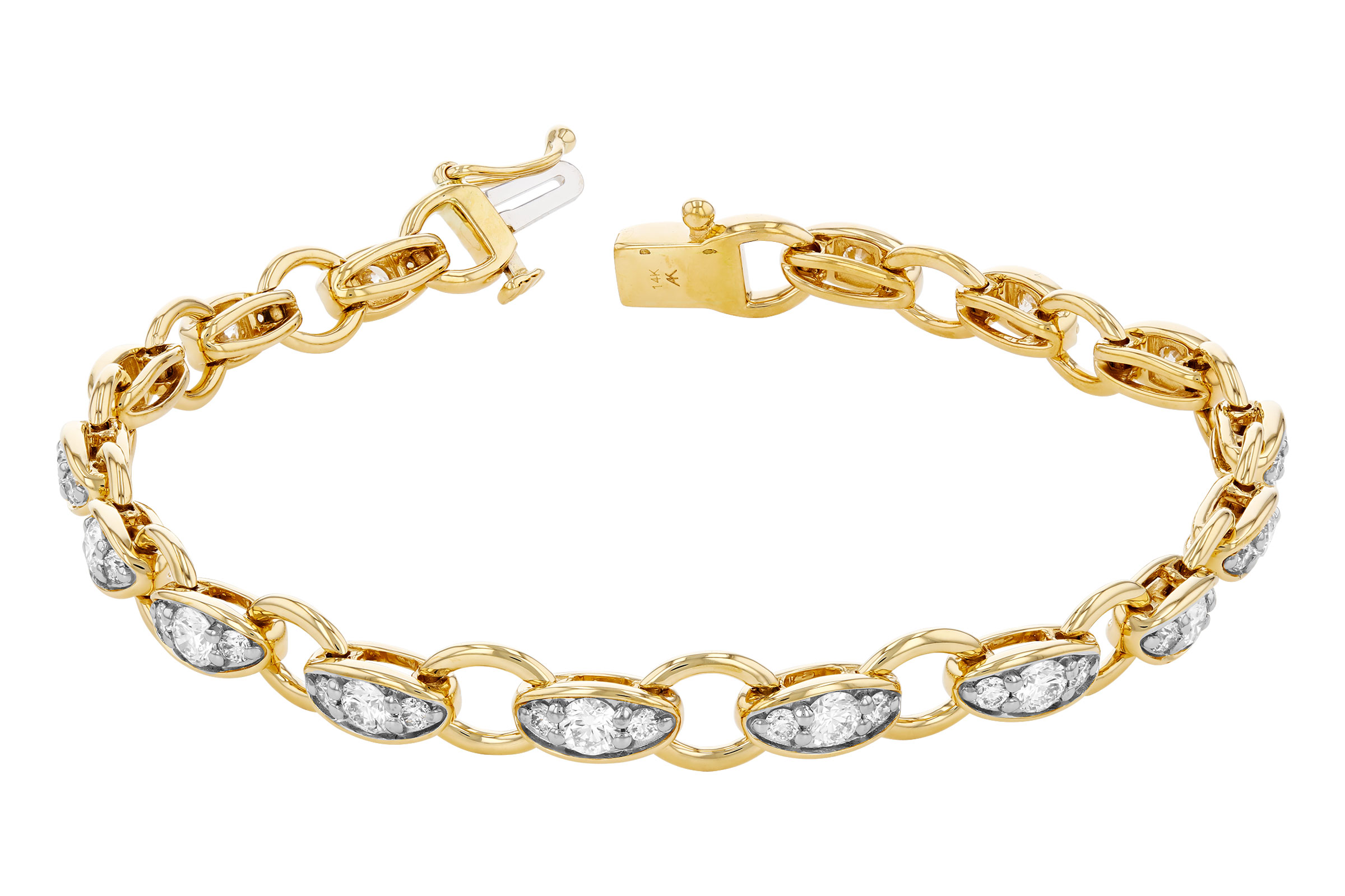 D302-74077: BRACELET 2.20 TW (7")