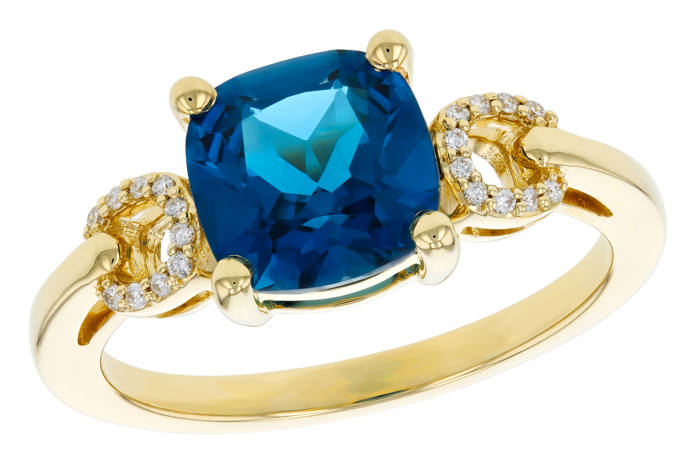 D302-74950: LDS RG 2.16 LONDON BLUE TOPAZ 2.21 TGW (8MM LBT)