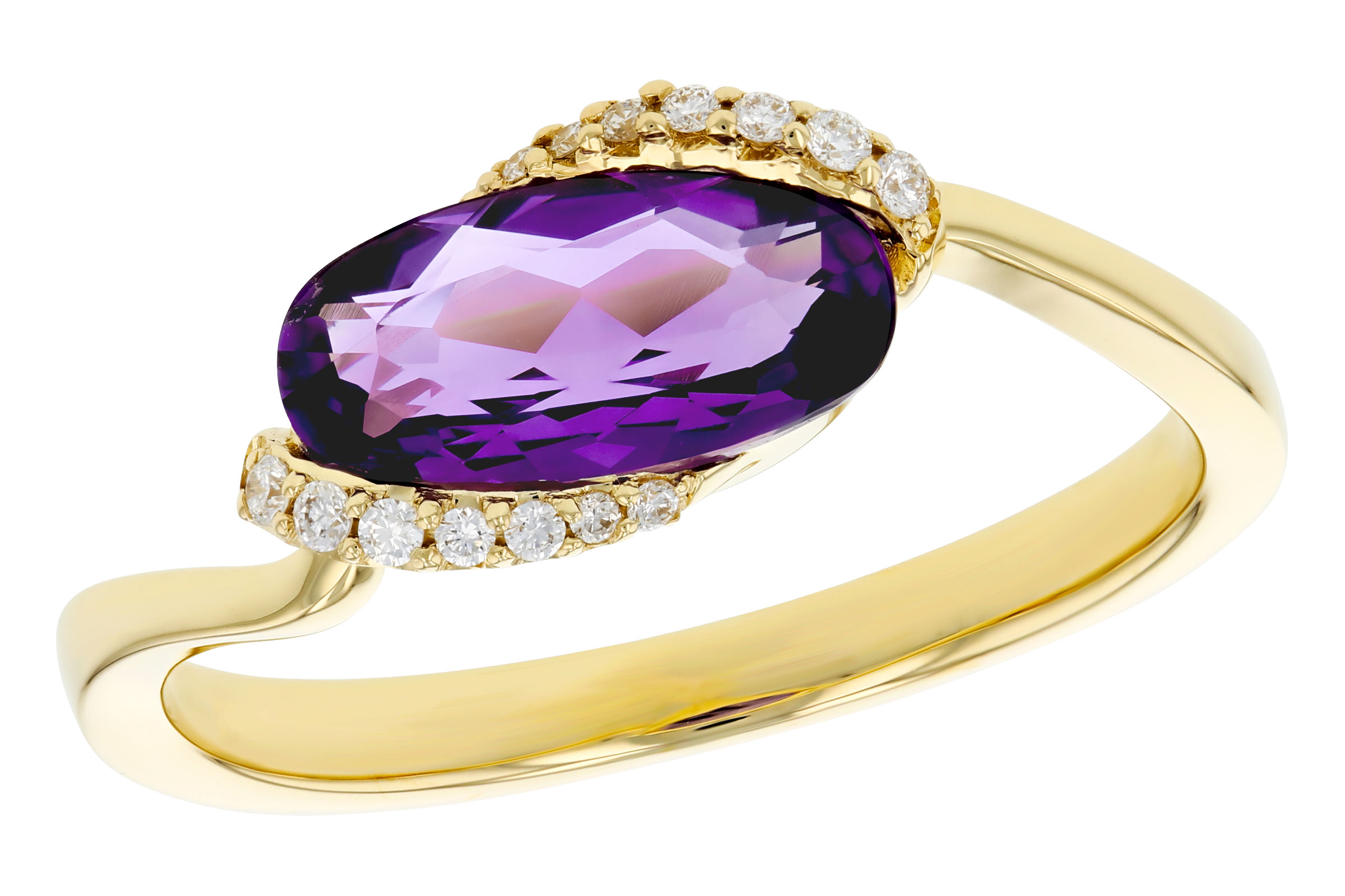 D302-74959: LDS RG 1.07 TW AMETHYST 1.13 TGW (10x5MM AMY)