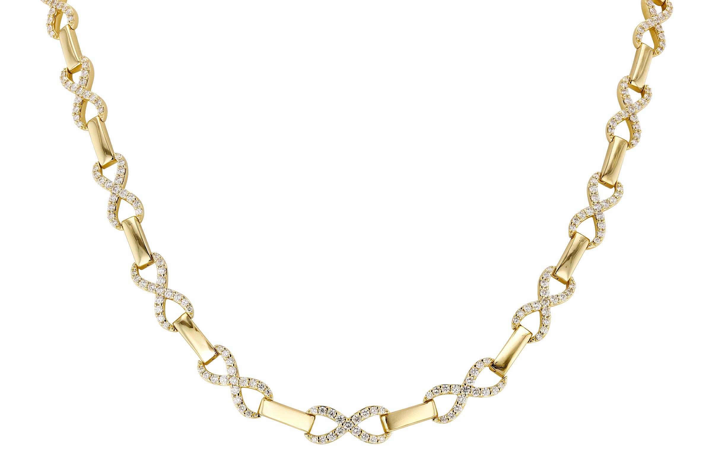 D302-74968: NECKLACE 2.20 TW (17")