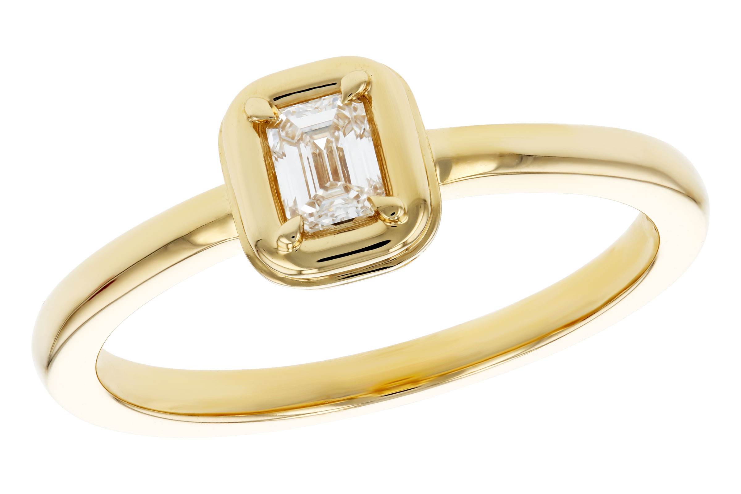 D302-74996: LDS DIA RG .24 EMERALD CUT DIA