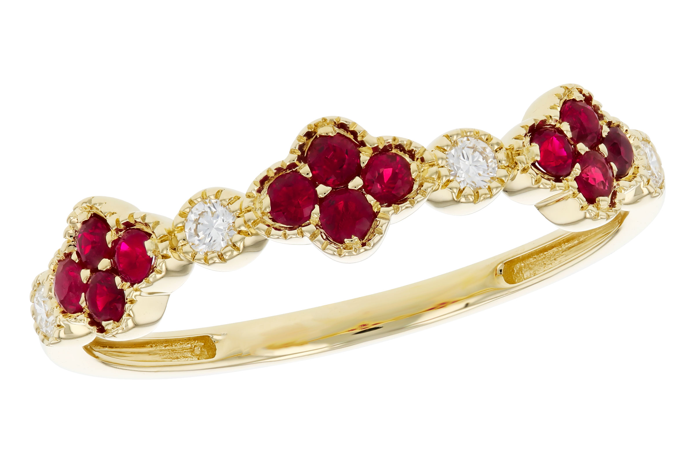 D302-75841: LDS WED RG .22 TW RUBY .30 TGW